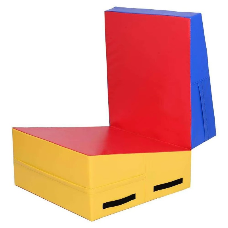 Home Gym Yellow - Tapete de Treinamento Dobrável Vermelho, Amarelo