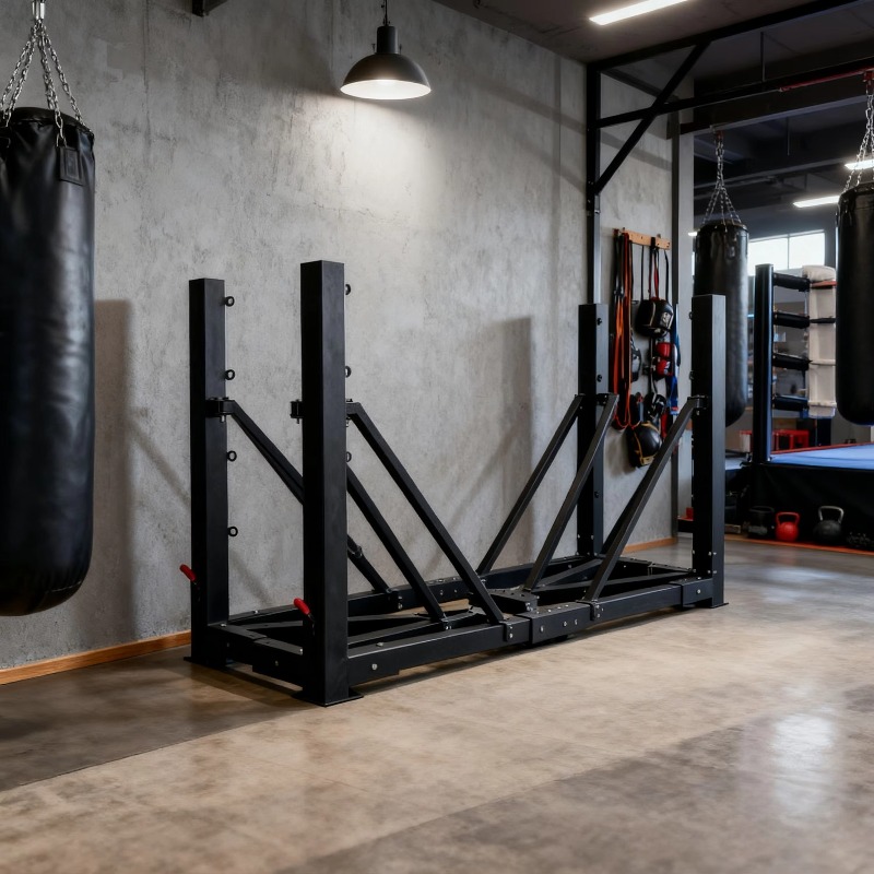 Home Gym Foldable - Conjunto de Ringue de Boxe Dobrável