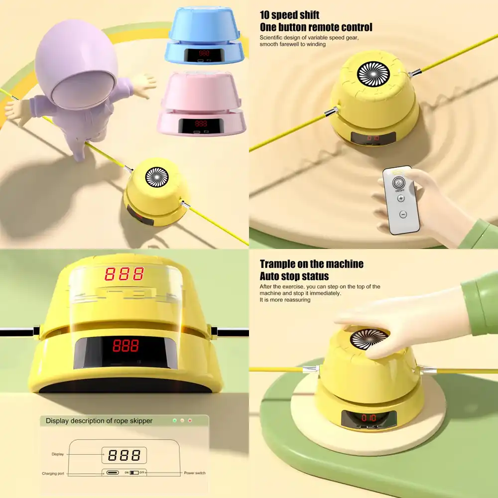 Home Gym Kids - Corda de Pular Elétrica Inteligente WAP01
