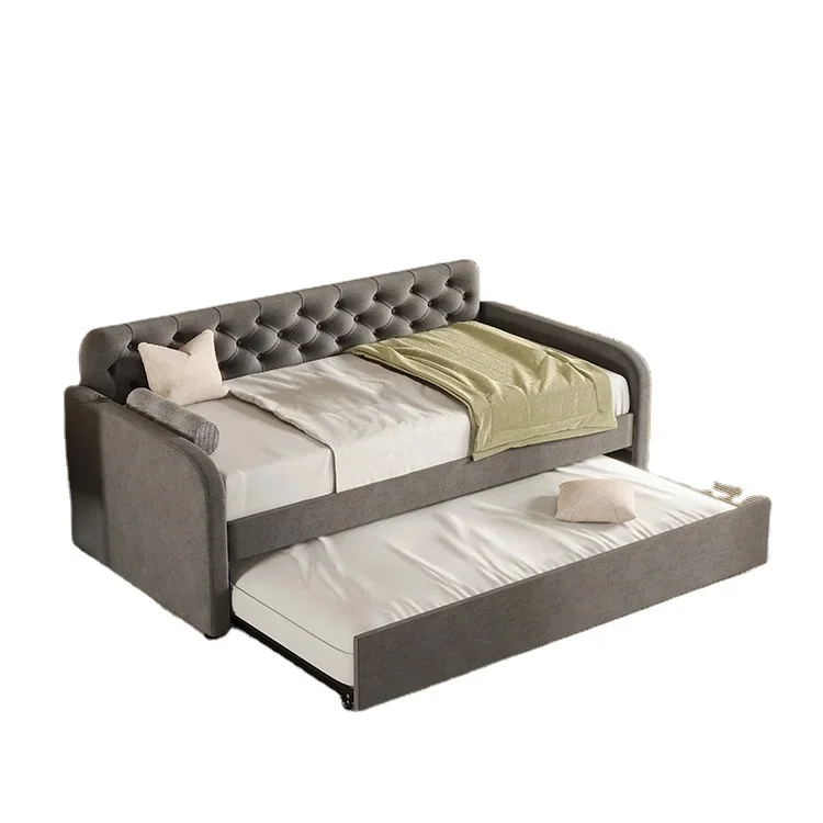 Home Gym Luxury - Sofá-Cama de Tecido Luxuoso Multifuncional 2026