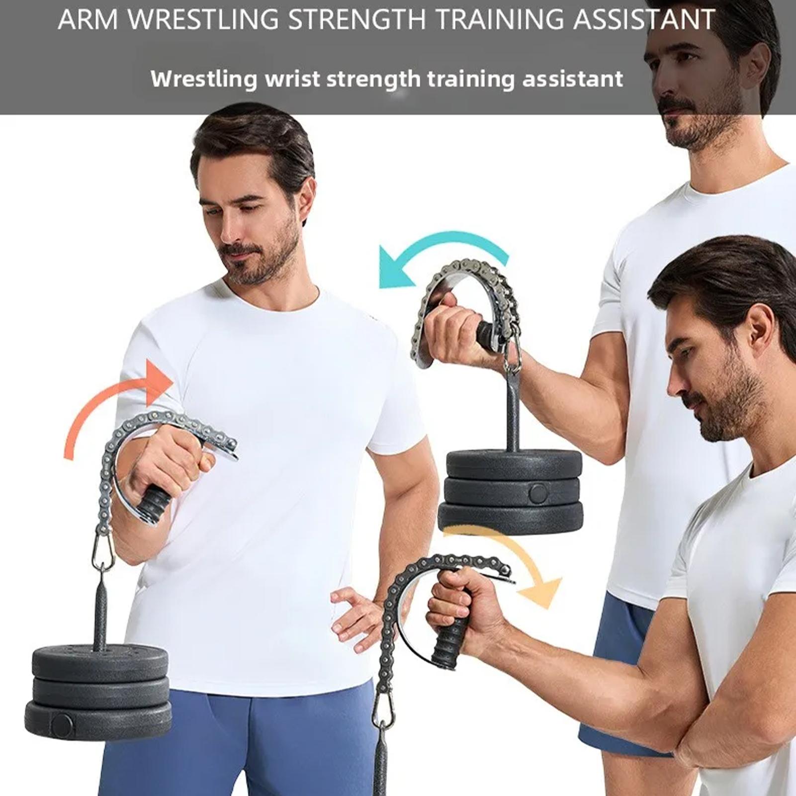 Home Gym Exercise - Cinto de Treino de Antebraço Ajustável