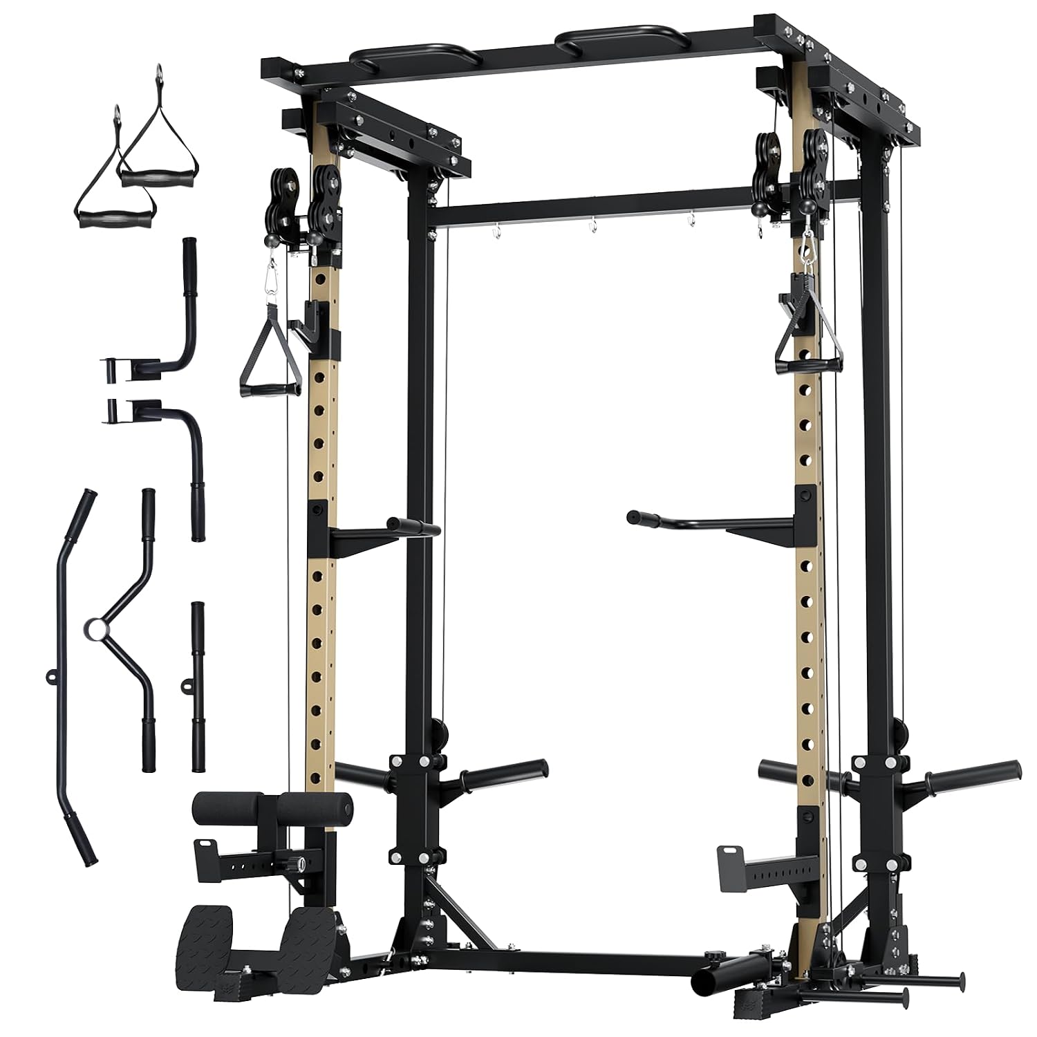 Pulley Home Gym - Drone3 Power Rack, Rack de Agachamento
