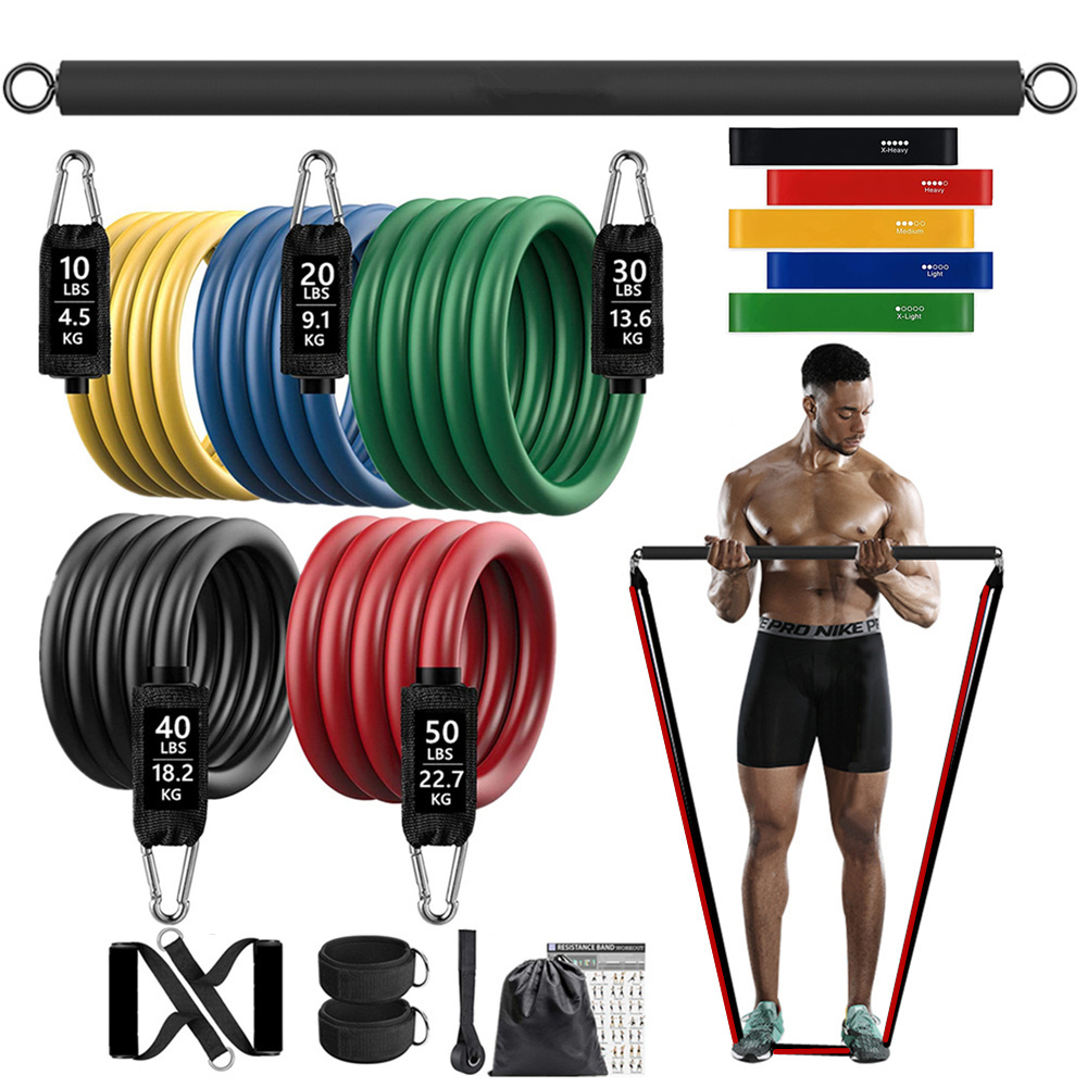 Home Gym Luxury - 150lb fitness booty resistência elástico treino