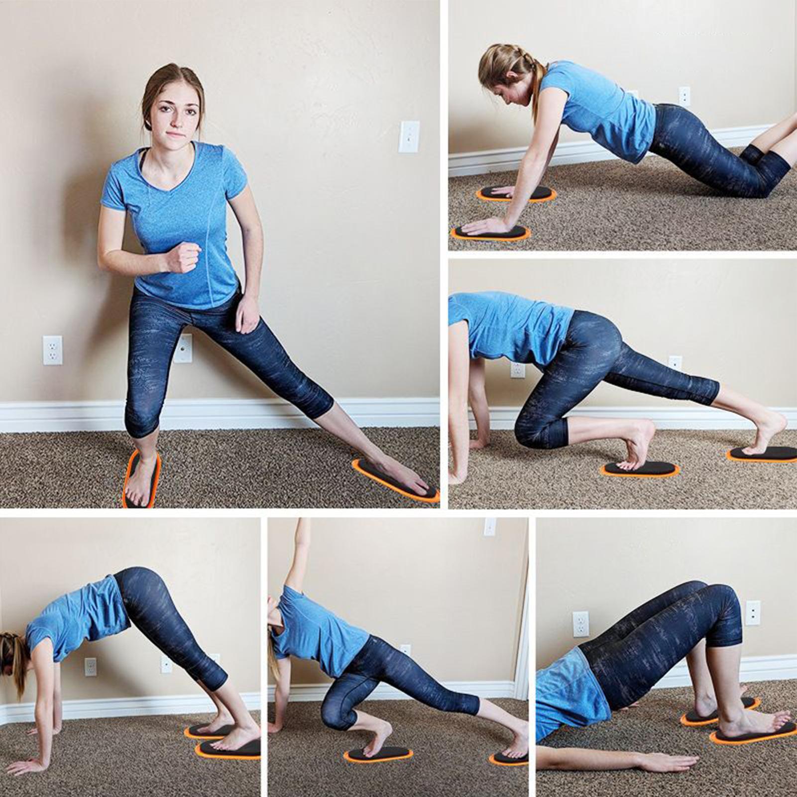 Discos deslizantes para exercí - Home Gym Floor avaliação e preço