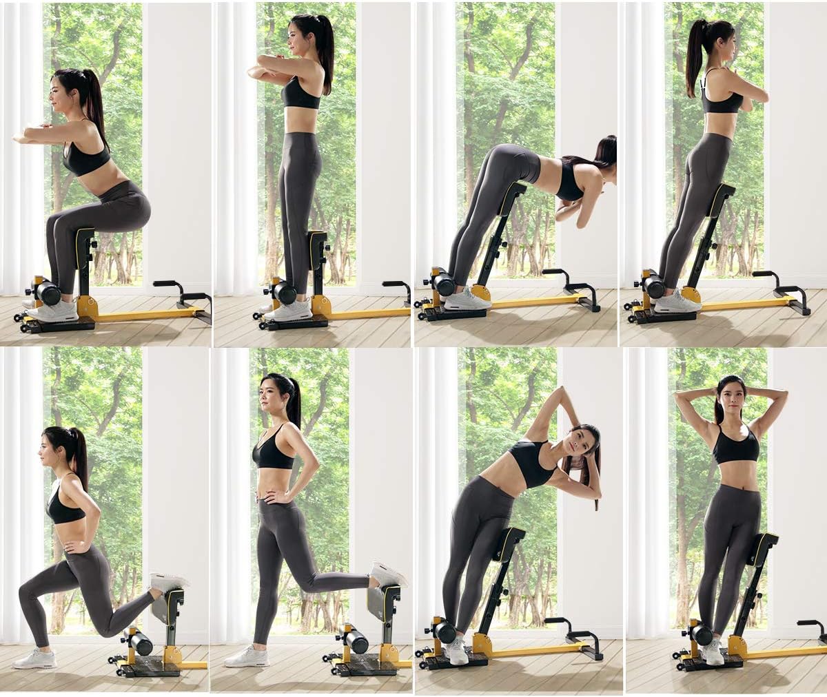 Máquina de Agachamento Sissy 8 - Home Gym Yellow avaliação e preço