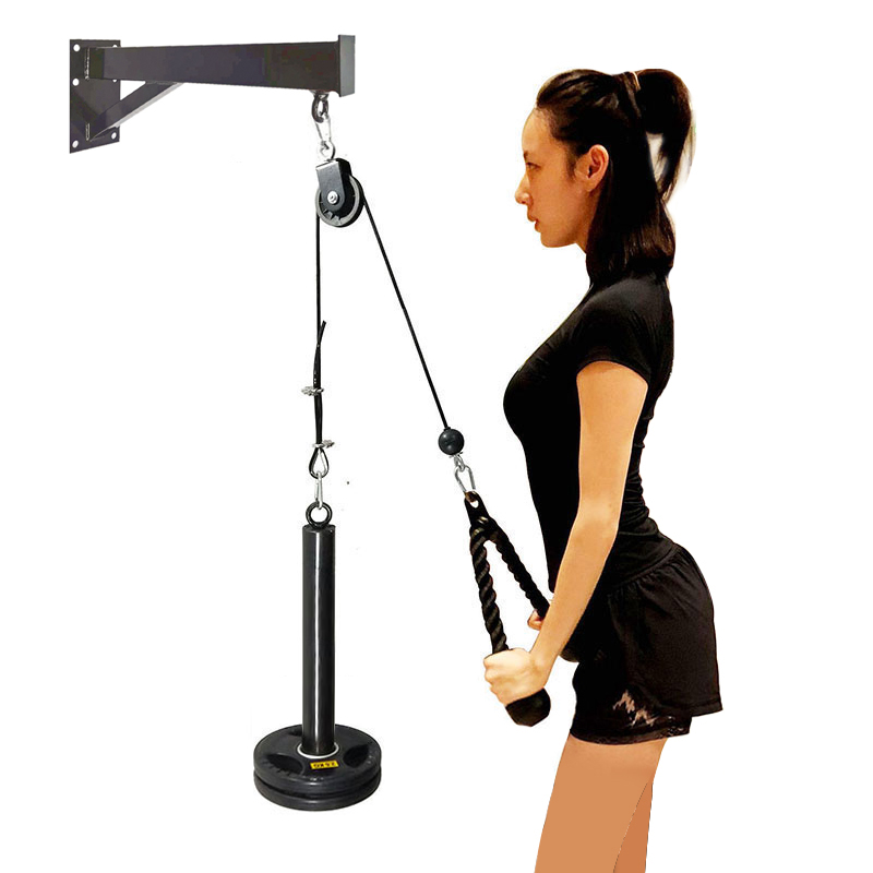 Wall Mounted Polia Cable Machi - Pulley Home Gym avaliação e preço