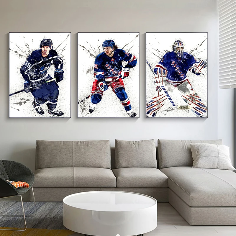 Abstract Ice Hockey Portrait S - Home Gym Kids avaliação e preço