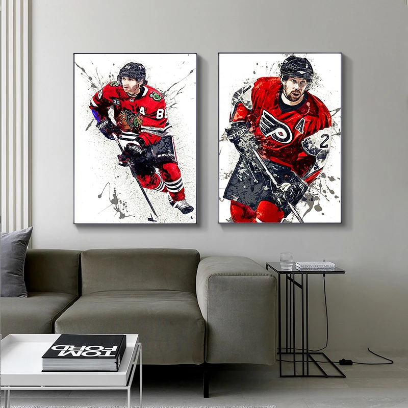 Abstract Ice Hockey Portrait S - Home Gym Kids avaliação e preço