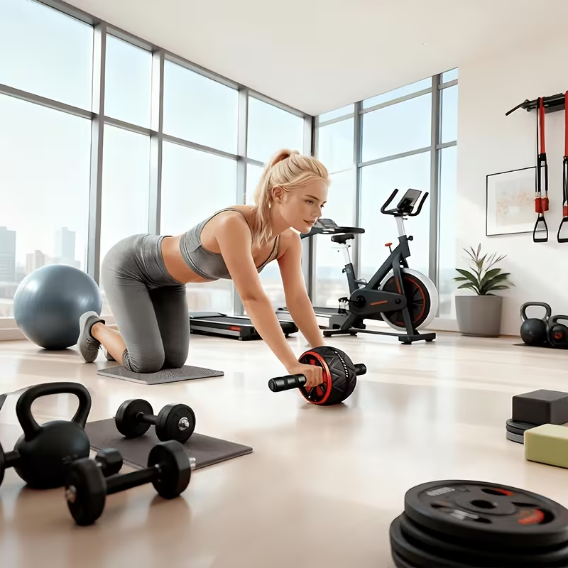 Roda Abdominal e Tapete para J - Home Gym Floor avaliação e preço
