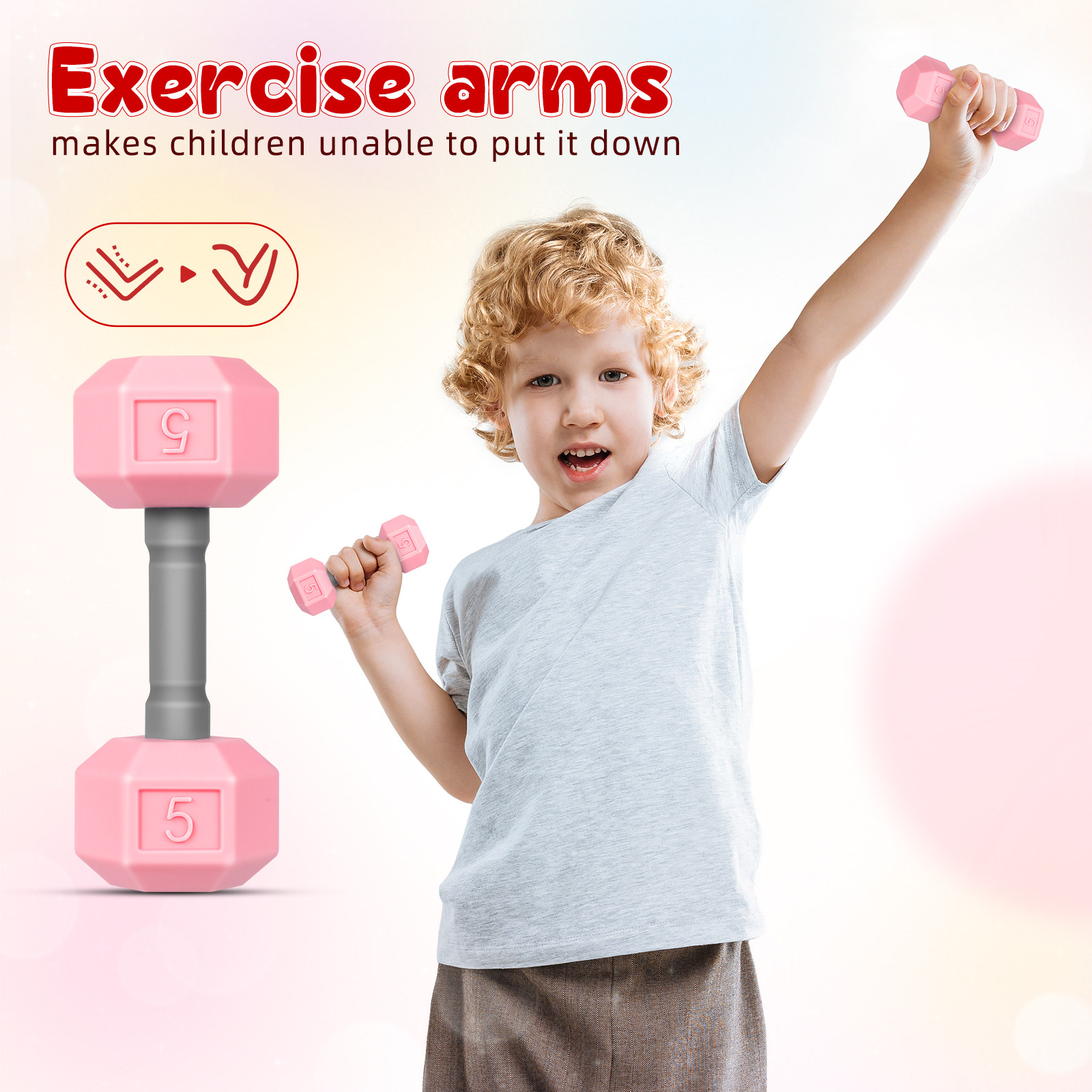 Conjunto de 2 Mini Halteres de - Home Gym For Toddlers avaliação e preço