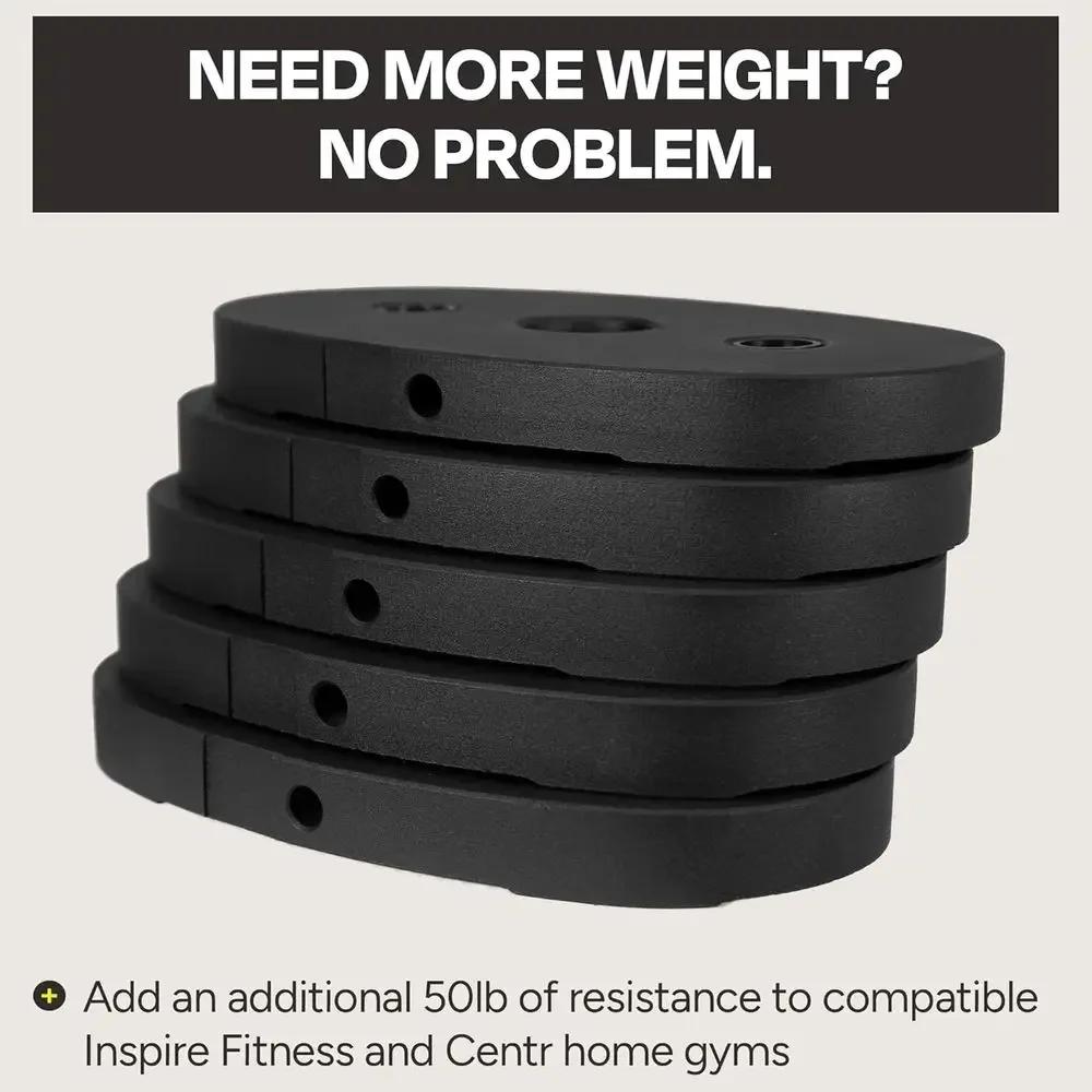 Acessório de Peso de 50 Libras - Home Gym Cable Machine With Weight Stack avaliação e preço