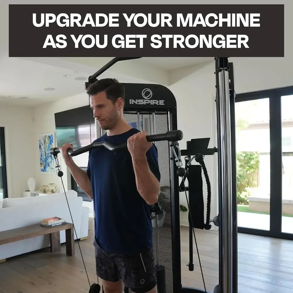 Acessório de Peso de 50 Libras - Home Gym Cable Machine With Weight Stack avaliação e preço
