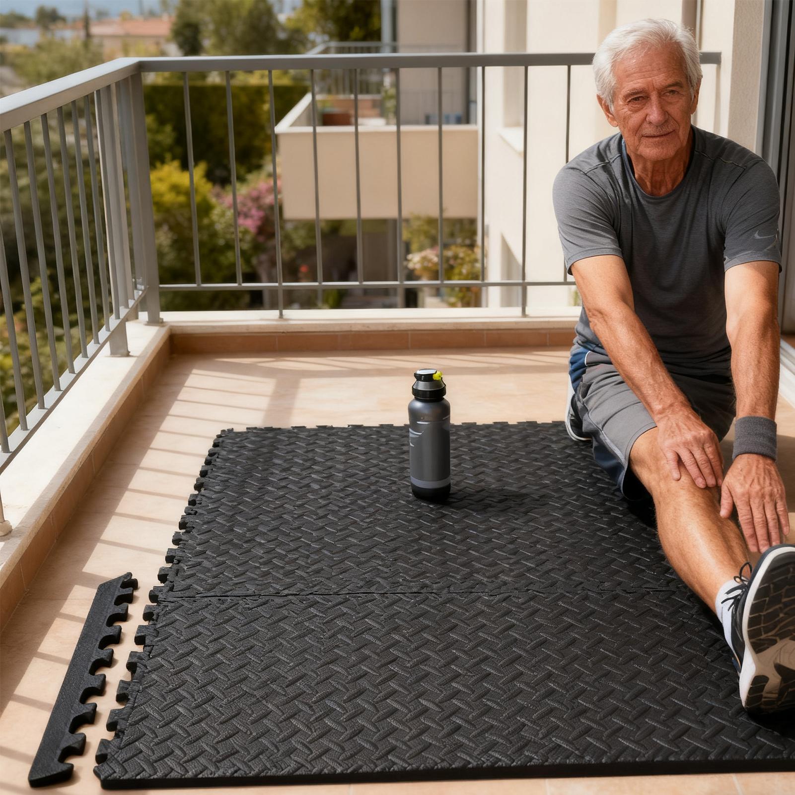 Tapetes intertravados, 12 peça - Home Gym For Toddlers avaliação e preço