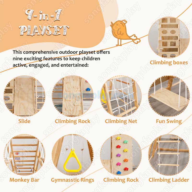 Estrutura de Escalada Infantil - Home Gym For Toddlers avaliação e preço