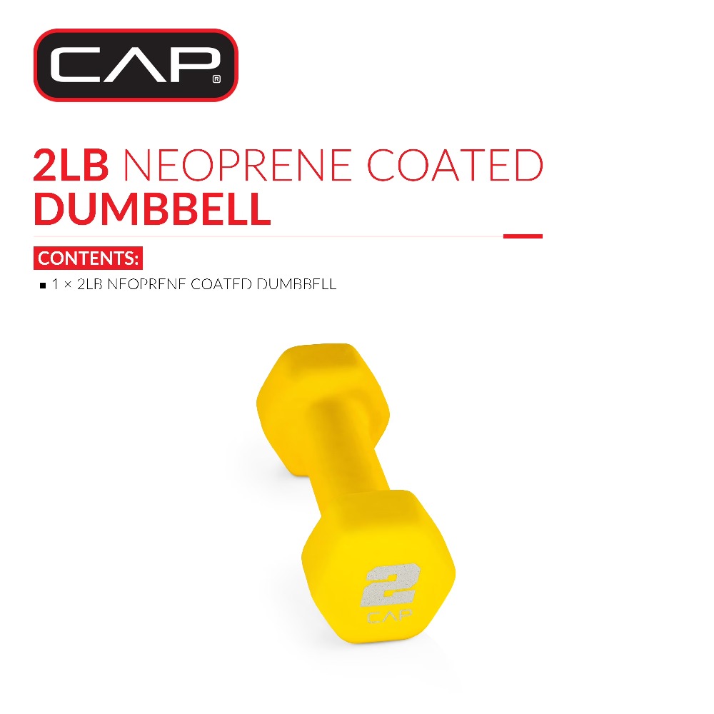 Halteres de Neoprene de 2lb pa - Home Gym Yellow avaliação e preço