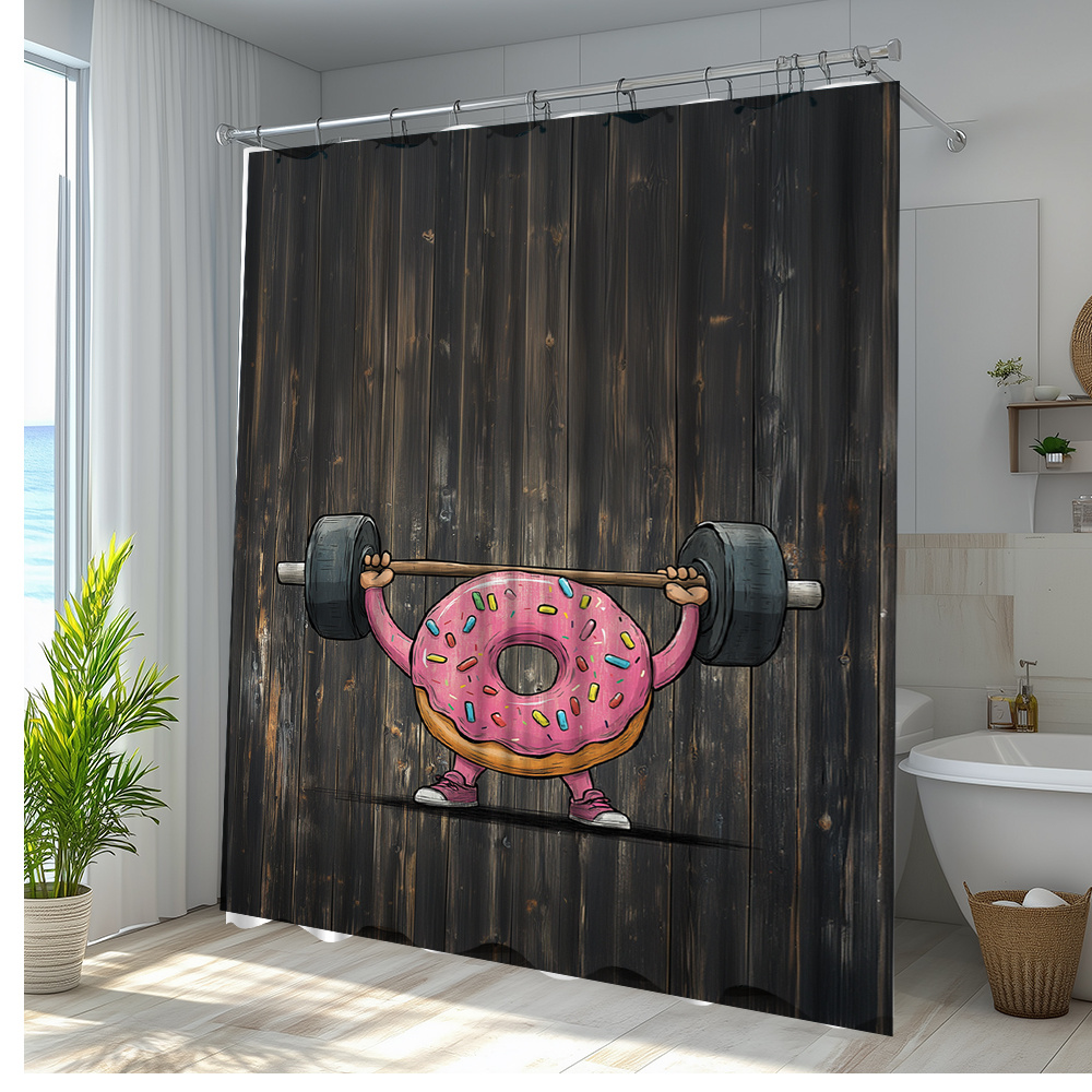 Cortina de Chuveiro Divertida  - Home Gym Kids avaliação e preço