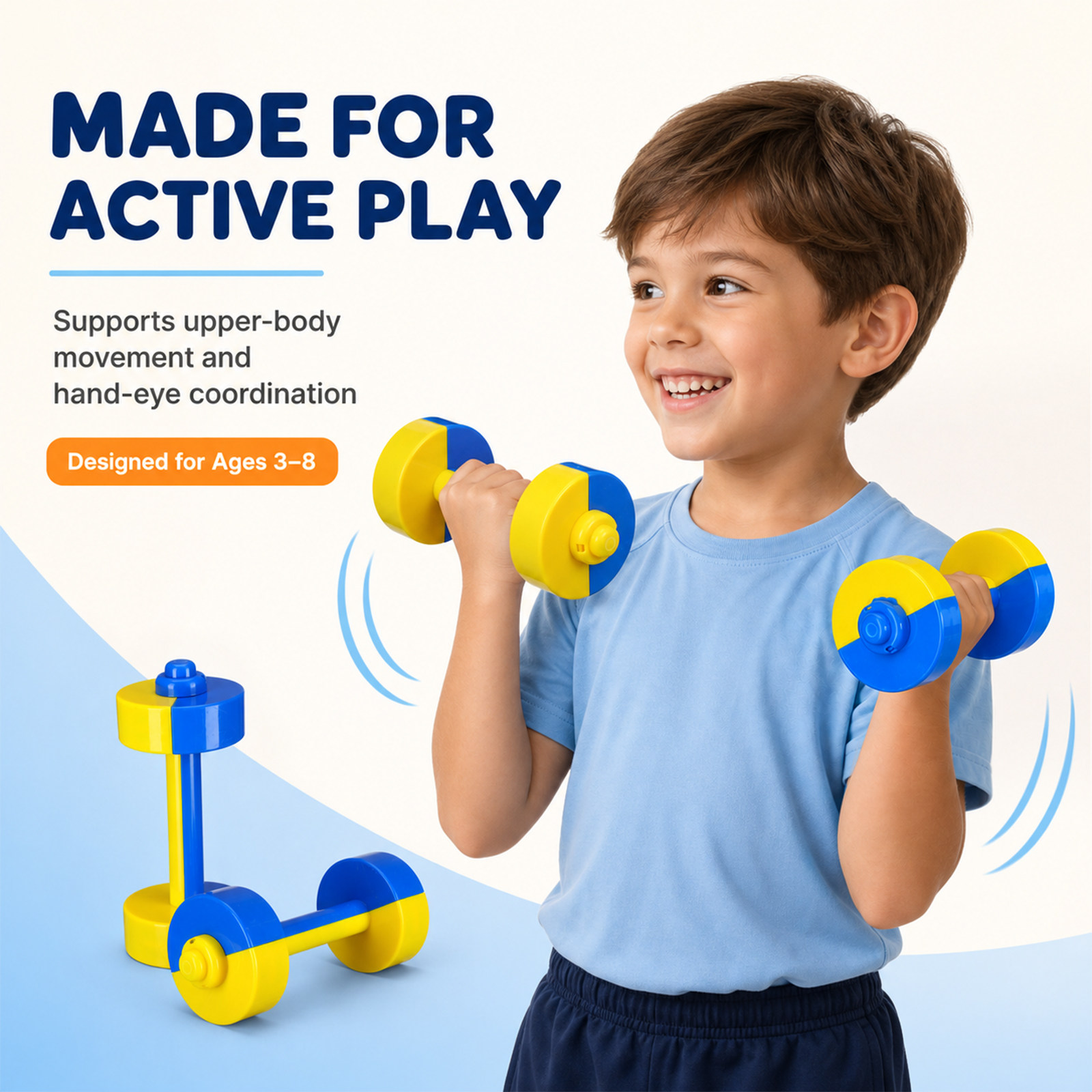 1 Par de Halteres de Plástico  - Home Gym Yellow avaliação e preço