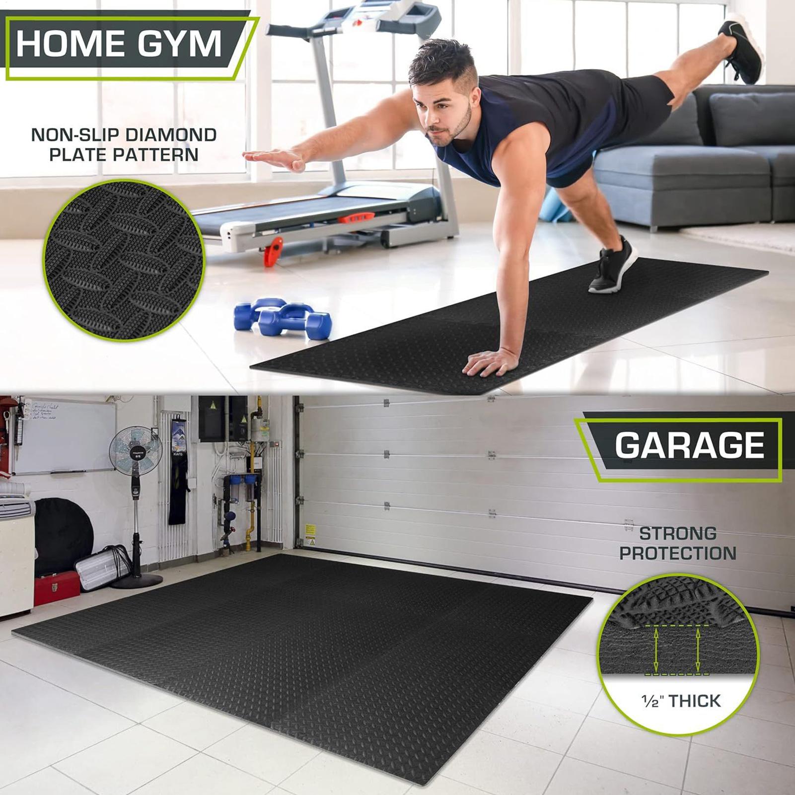 Tapetes intertravados, acolcho - Home Gym For Toddlers avaliação e preço