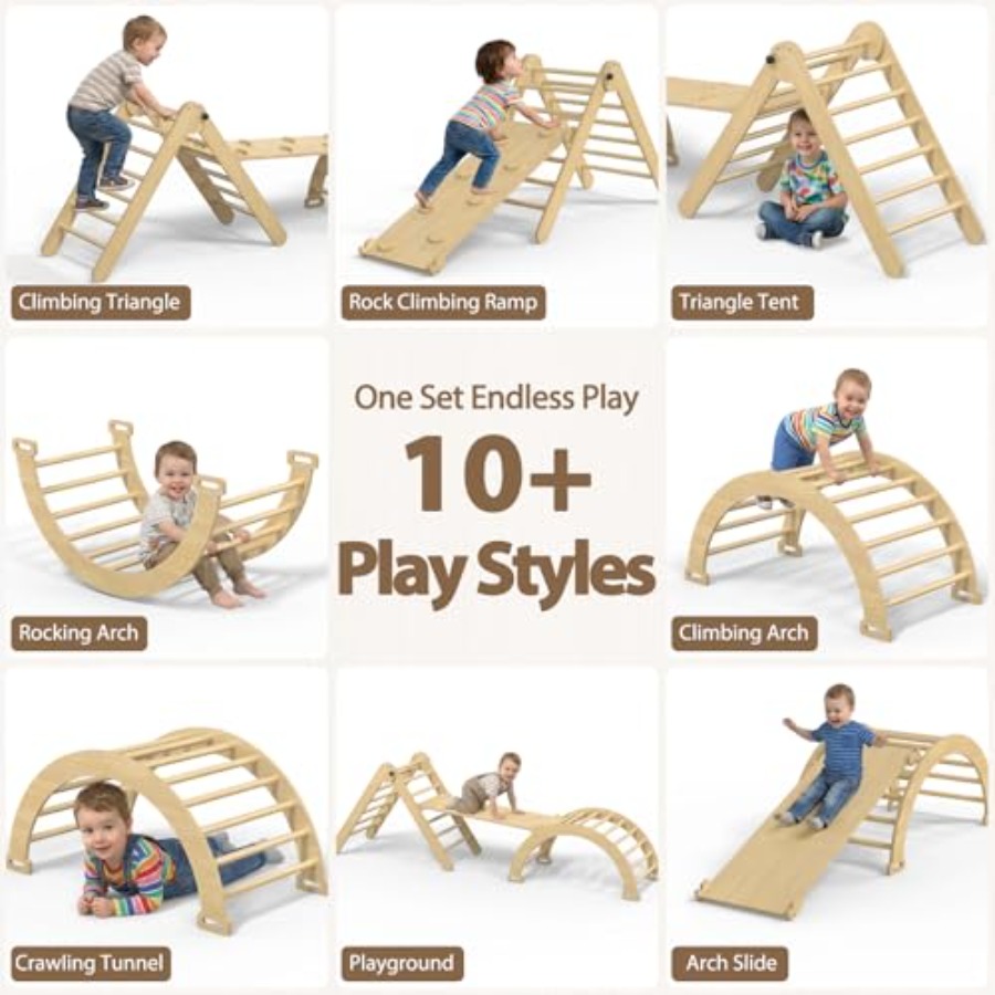 Conjunto de brinquedos de esca - Home Gym For Toddlers avaliação e preço