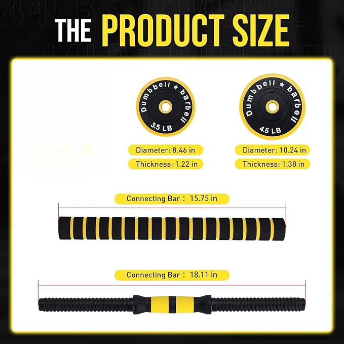 Conjunto de Pesos Ajustáveis p - Home Gym Yellow avaliação e preço