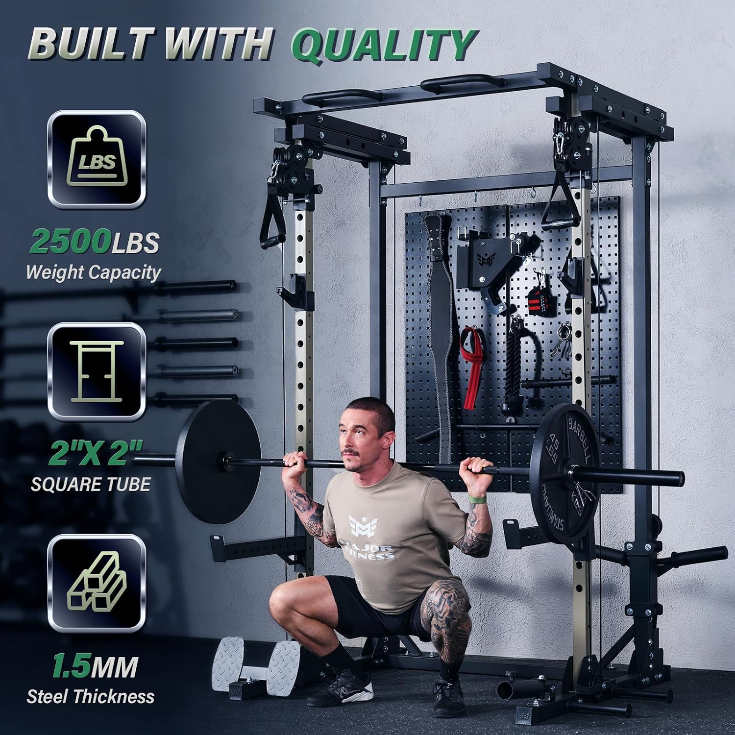 Drone3 Power Rack, Rack de Aga - Pulley Home Gym avaliação e preço