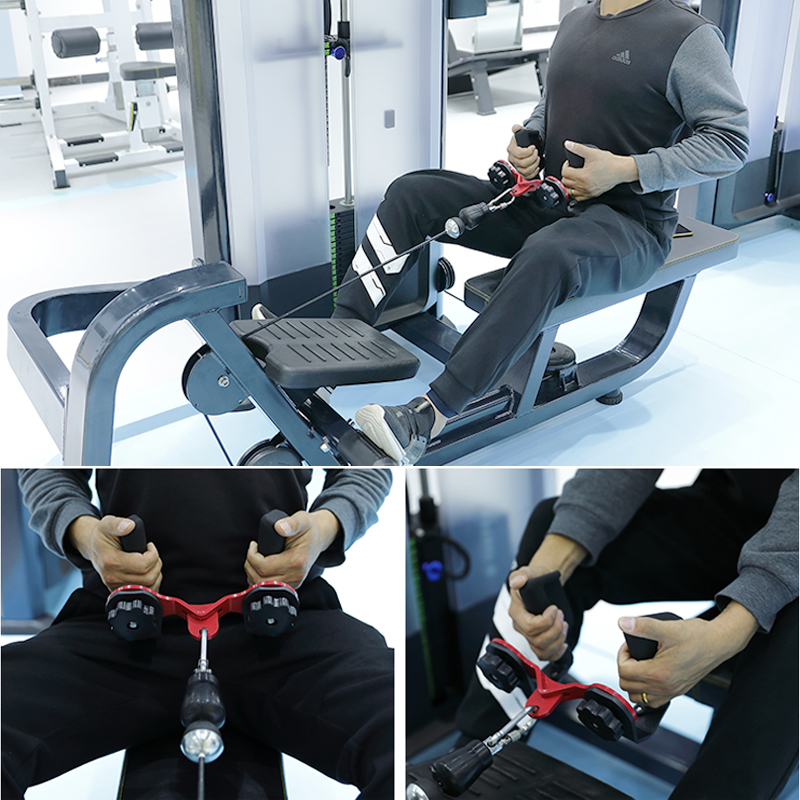Ajustável fitness lat puxar pa - Pulley Home Gym avaliação e preço