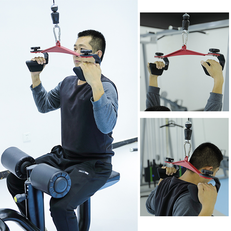 Ajustável fitness lat puxar pa - Pulley Home Gym avaliação e preço