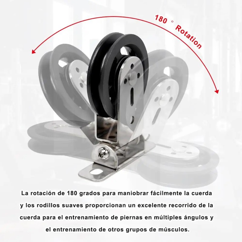Roldana Silenciosa Rotativa de - Pulley Home Gym avaliação e preço